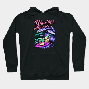 Wave Drink Atmosphere Hoodie